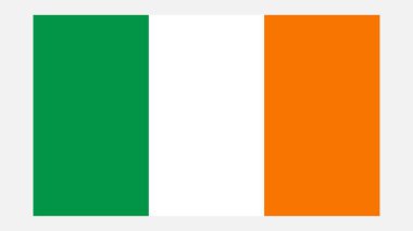 IRELAND Flag with Original color clipart