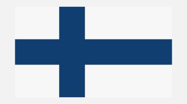 FINLAND Flag with Original color clipart