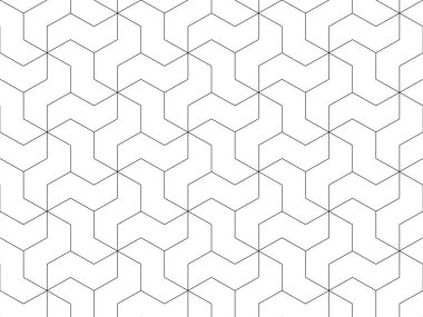 Gri ve Beyaz desenli kusursuz geometrik desen