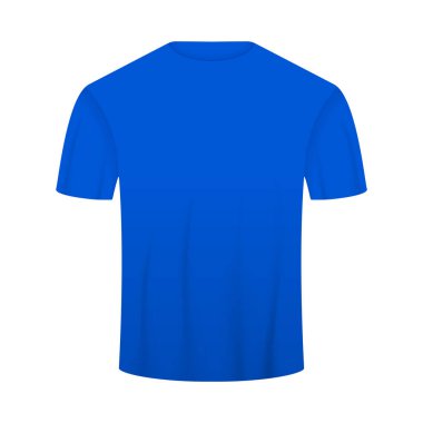 Tek Renkli Arkaplanda Kısa Kollu T-Shirt Mockup