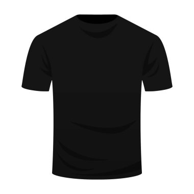 Tek Renkli Arkaplanda Kısa Kollu T-Shirt Mockup