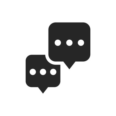 Beyaz arka plan üzerinde izole iletişim simgesi