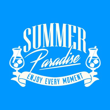 Merhaba Yaz Sezonu için İllüstrasyon Vektör Tasarımı