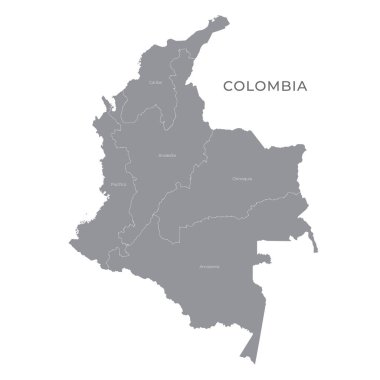 Bölgeler, Eyaletler ve İsimleriyle Ulusal Harita