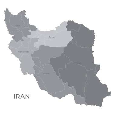 Bölgeler, Eyaletler ve İsimleriyle Ulusal Harita