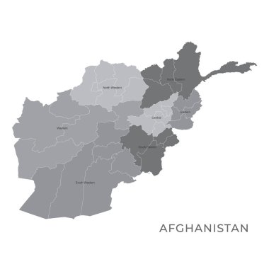 Bölgeler, Eyaletler ve İsimleriyle Ulusal Harita