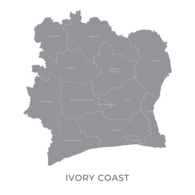 Bölgeler, Eyaletler ve İsimleriyle Ulusal Harita