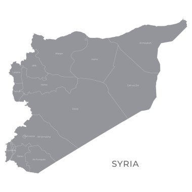 Bölgeler, Eyaletler ve İsimleriyle Ulusal Harita