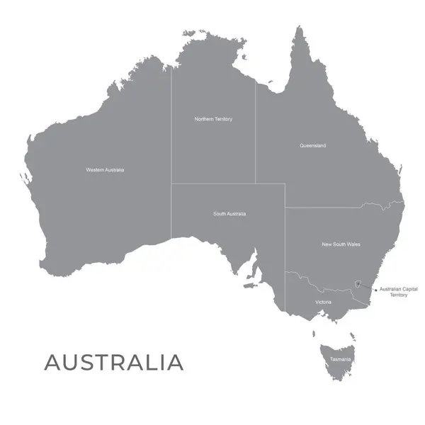 Bölgeler, Eyaletler ve İsimleriyle Ulusal Harita