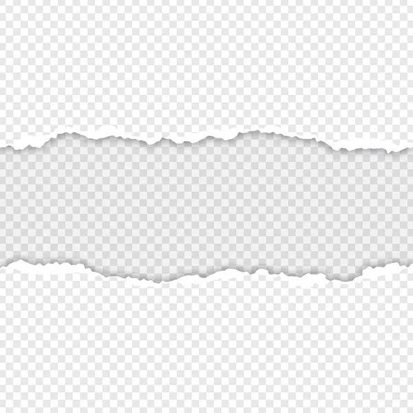 Saydam arka plan üzerinde yırtık kağıt