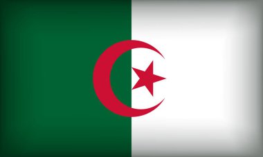 ALGERIA Flag with Original color clipart