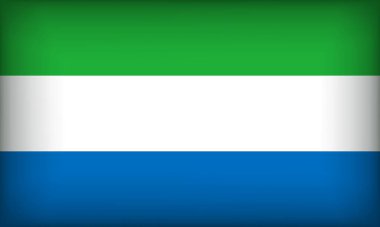 SIERRA LEONE Flag with Original color clipart