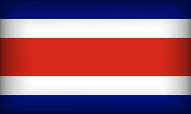 Orijinal renkli COSTA RICA Bayrağı
