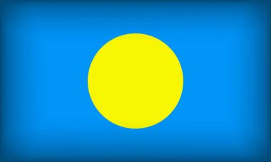 PALAU Flag with Original color clipart