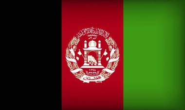 AFGHANISTAN Flag with Original color clipart