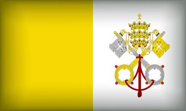Orijinal Renkli VATICAN Bayrağı