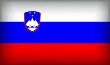 Orijinal Renkli SLOVENIA Bayrağı