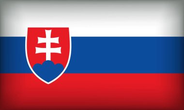 Orijinal Renkli SLOVAKIA Bayrağı