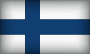 Orijinal Renkli FINLAND Bayrağı