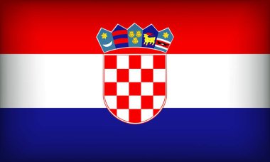 Orijinal Renkli CROATIA Bayrağı