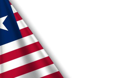 Orijinal renkte LIBERIA Bayrağı ile Ulusal Arkaplan