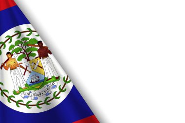 National Background with BELIZE Flag with Original color clipart