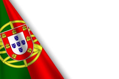 Orijinal renkte PORTUGAL Bayrağı ile Ulusal Arkaplan