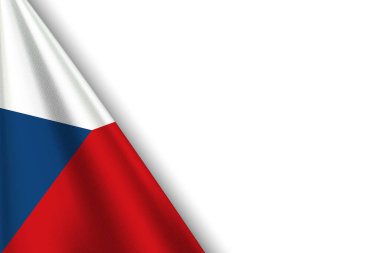Orijinal renkte CZECH REPUBLIC Bayrağı ile Ulusal Arkaplan