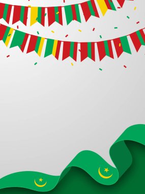 MAURITANIA Background for Festivals and National Days Celebrations clipart