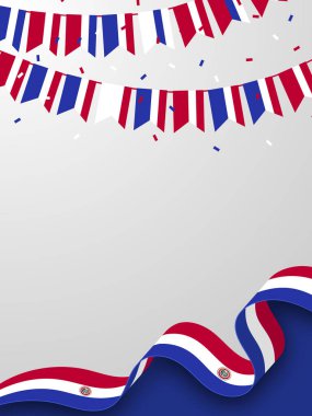 PARAGUAY Background for Festivals and National Days Celebrations clipart