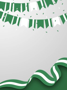 Nigeria Background for Festivals and National Days Celebrations clipart