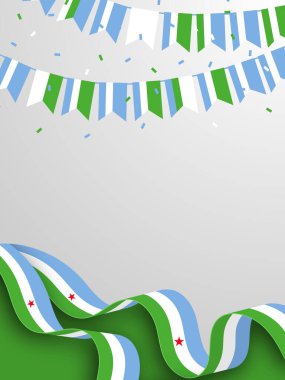 DJIBOUTI Background for Festivals and National Days Celebrations clipart