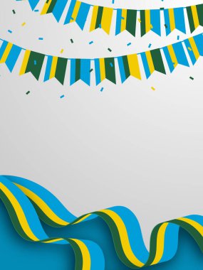 RWANDA Background for Festivals and National Days Celebrations clipart