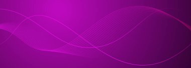 Dalgalı Çizgiler ve Gradyan Renk paleti ile Soyut Arkaplan