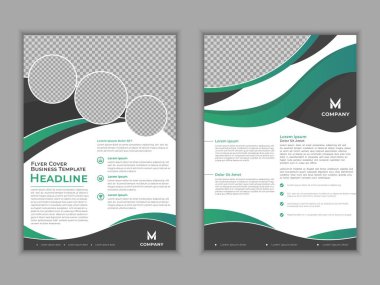 Business Flyer Template can be used Business Marketing clipart