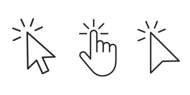 Tek Renkli Arkaplanda İmleç Kümesi İzole Edildi