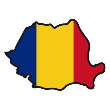 Vücudunda bayrak olan Roma Haritası