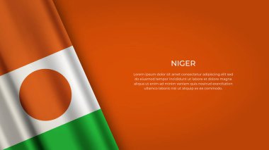 Orijinal Renkli NIGER Bayrağı