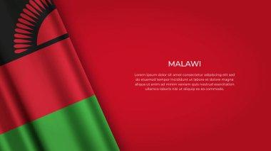 Orijinal renkte MALAWI Bayrağı