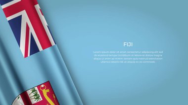 FIJI Flag with Original color clipart