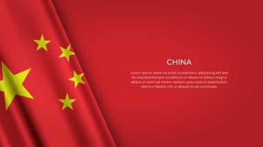 Orijinal Renkli Çin Bayrağı