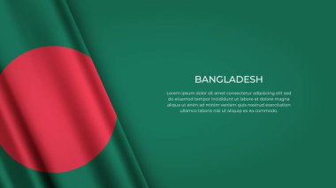 Orijinal Renkli BANGLADESH Bayrağı