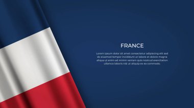 Orijinal renkli FRANCE Bayrağı