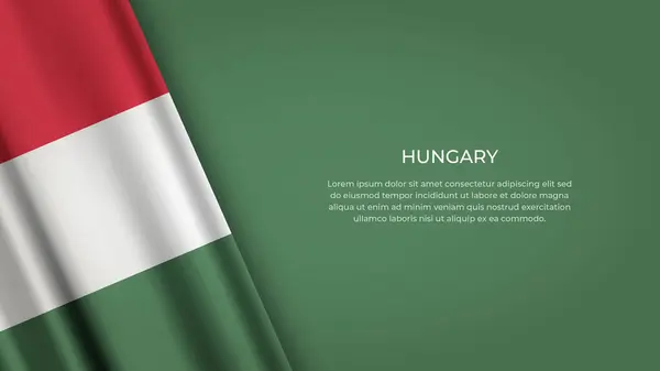 Orijinal Renkli HUNGARY Bayrağı