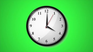 Saat 4 'ün ilk 30 saniyesiyle Duvar Saati