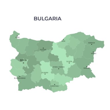 Bölgesel Sınırlar ve Meşhur Şehirler Bulvarı Haritası