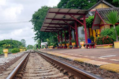 Prajantham Prajantakham Metro İstasyonu 'nun fotoğrafları, Prachantakham Bölgesi, Prachinburi Provinc, Tayland, 08-19 - 2023