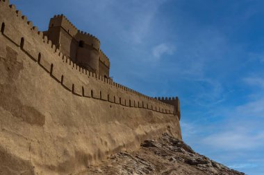 Arg-e Bam, Bam Kalesi, Kerman kenti yakınlarında, İran, 7 Mart 2023 - depremden sonra yeniden inşa edildi.