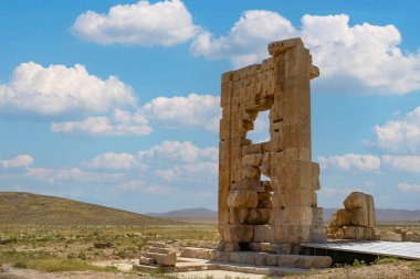 Tomb of Cambyses-or stone tower-pasargadae-shiraz-iran clipart