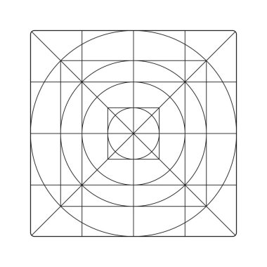 Rehber, uygulama logoti tasarımı için ölçü. Uygulama simgesi boyutu şablonu. Boş, ağ ya da mobil sistem uygulaması için ızgara. Beyaz arkaplanda simge ızgarası izole edildi.